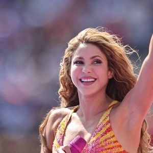 19 juillet 2026, East Rutherford, New Jersey, États-Unis : La chanteuse colombienne et superstar Shakira s'est produite lors du spectacle de la mi-temps de la finale de la Coupe du monde de la FIFA 2026. (Crédit photo : © Jess Stiles/ZUMA Press Wire/ABACAPRESS.COM)