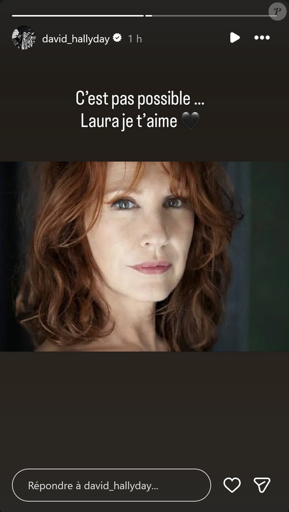 Le message poignant de David Hallyday à Laura Smet