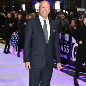Bruce Willis à la première de "Glass" à Londres, le 9 janvier 2019. © Backgrid UK/ Bestimage