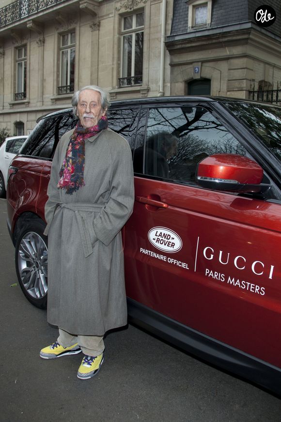Jean Rochefort - Conférence de presse des Gucci Masters 2013 aux Salons France-Amériques à Paris. Le 18 novembre 2013 @JLPPA / Bestimage