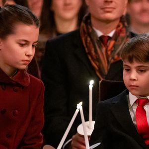 La princesse Charlotte de Galles, le prince Louis de Galles - La famille royale d'Angleterre assiste à la messe "Together At Christmas Carol" à l'abbaye de Westminster à Londres, Royaume-Uni le 6 Décembre, 2024 Julien Burton / Bestimage