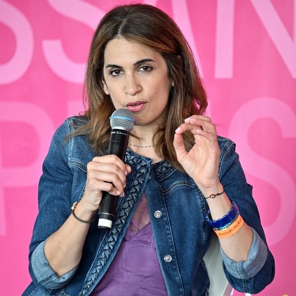 En story sur Instagram, elle publie une photo de sa fille Soraya, blondinette d'un an, tenant une échographie.

Sonia Mabrouk durant la 27ème édition du Festival du Livre de Nice, installé sur le jardin Albert 1er, du 3 au 5 juin 2023. © Bruno Bebert / Bestimage