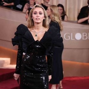 Miley Cyrus à la 83e edition des Golden Globe, le 11 Janvier 2026, à Los Angeles.
© Bestimage