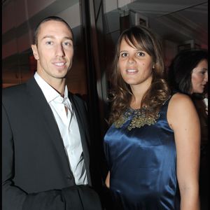 Laure Manaudou et Frédérick Bousquet au Pavillon d'Armenonville en 2010  RACHID BELLAK / BESTIMAGE