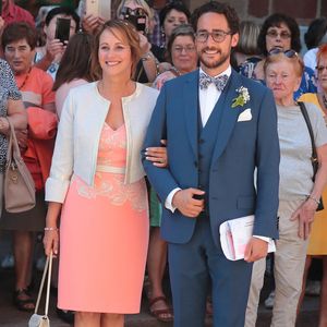 Thomas Hollande et Emilie Broussouloux se sont mariés dans le petit village de Corrèze en présence de leurs parents respectifs François Hollande, Ségolène Royal ainsi que Mr et Mme Broussouloux. Meyssac le 8 septembre 2018. ABACAPRESS.COM