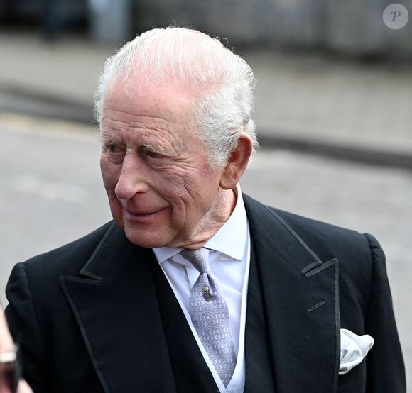 Le roi Charles III d'Angleterre et la reine Camilla (Camilla Parker Bowles, reine consort d'Angleterre) quittent le Royal Maundy Service à la cathédrale de St Asaph, dans le nord du Pays de Galles. C'est la première fois que l'événement a lieu au Pays de Galles depuis 1982 et seulement la deuxième fois dans son histoire.
GOFF  / BESTIMAGE