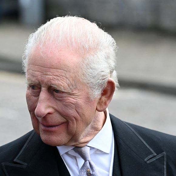 Le roi Charles III d'Angleterre et la reine Camilla (Camilla Parker Bowles, reine consort d'Angleterre) quittent le Royal Maundy Service à la cathédrale de St Asaph, dans le nord du Pays de Galles. C'est la première fois que l'événement a lieu au Pays de Galles depuis 1982 et seulement la deuxième fois dans son histoire.
GOFF  / BESTIMAGE