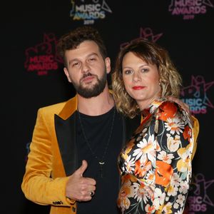 Claudio Capéo et sa compagne Aurélie Willgallis - 21ème édition des NRJ Music Awards au Palais des festivals à Cannes le 9 novembre 2019. © Dominique Jacovides/Bestimage
