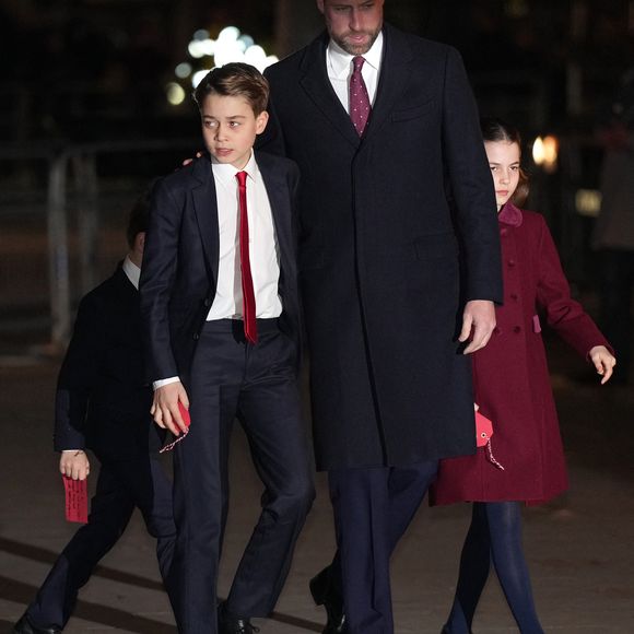 La famille royale d'Angleterre assiste à la messe "Together At Christmas Carol" à l'abbaye de Westminster à Londres, Royaume-Uni le 6 Décembre, 2024