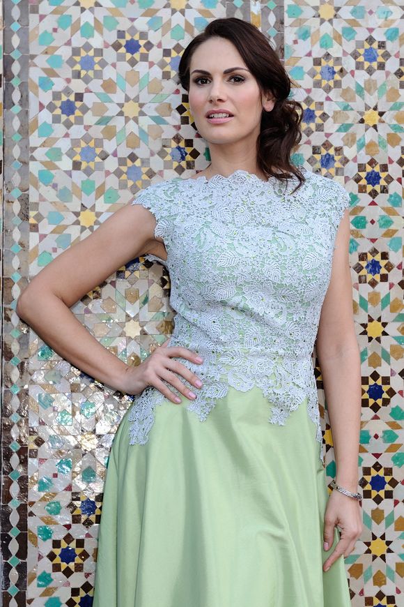 Après avoir été hôtesse de l'air une grande partie de sa vie...

Exclusif - Laetitia Bleger (Miss France 2004) posant avec une robe Christophe Guillarme à l'hôtel Sofitel de Marrakech, au Maroc, dans le cadre du 15e Festival international du film de Marrakech, le 06 décembre 2015. Photo by Aurore Marechal/ABACAPRESS.COM