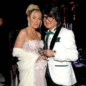 Exclusif - Hofit Gola et Mike Chan - Dîner de charité "Knights of Charity" au Château de la Croix des Gardes à Cannes le 20 mai 2026. © Bruno Bebert / Bestimage