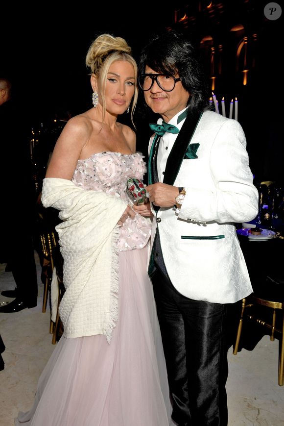 Exclusif - Hofit Gola et Mike Chan - Dîner de charité "Knights of Charity" au Château de la Croix des Gardes à Cannes le 20 mai 2026. © Bruno Bebert / Bestimage