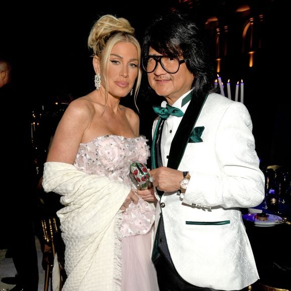 Exclusif - Hofit Gola et Mike Chan - Dîner de charité "Knights of Charity" au Château de la Croix des Gardes à Cannes le 20 mai 2026. © Bruno Bebert / Bestimage