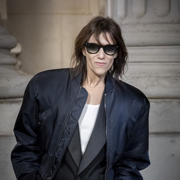Charlotte Gainsbourg - Photocall du défilé Saint Laurent "Collection Masculine Prêt-à-Porter Automne/Hiver 2025-2026" lors de la Fashion Week de Paris (PFW) le 28 janvier 2025 © Olivier Borde /Bestimage