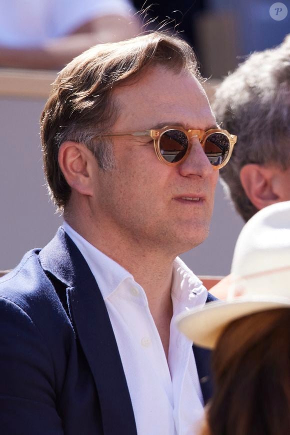 Renaud Capuçon - Célébrités dans les tribunes des Internationaux de France de tennis de Roland Garros 2024 à Paris le 7 juin 2024.  © Jacovides-Moreau/Bestimage