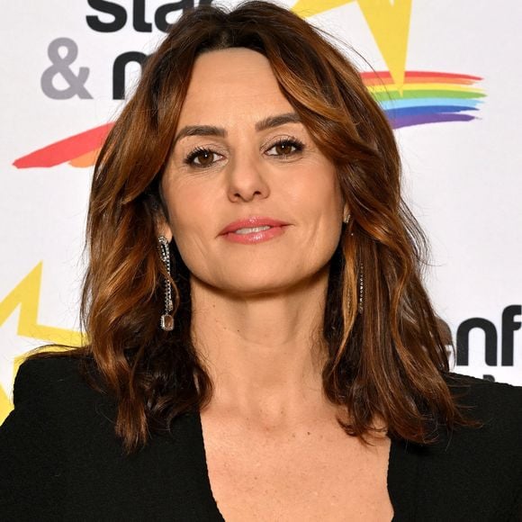 Faustine Bollaert durant le dîner au profit de l'association Enfant Star & Match à l'hôtel Majestic à Cannes le 1er février 2025.  © Bruno Bebert/Bestimage