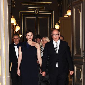 Le prince Albert II de Monaco et la princesse Charlene de Monaco à la Cérémonie des "Maria Callas" Awards à l'Opéra de Monte-Carl, le 12 mai 2023.

Photo : Claudia Albuquerque / Bestimage