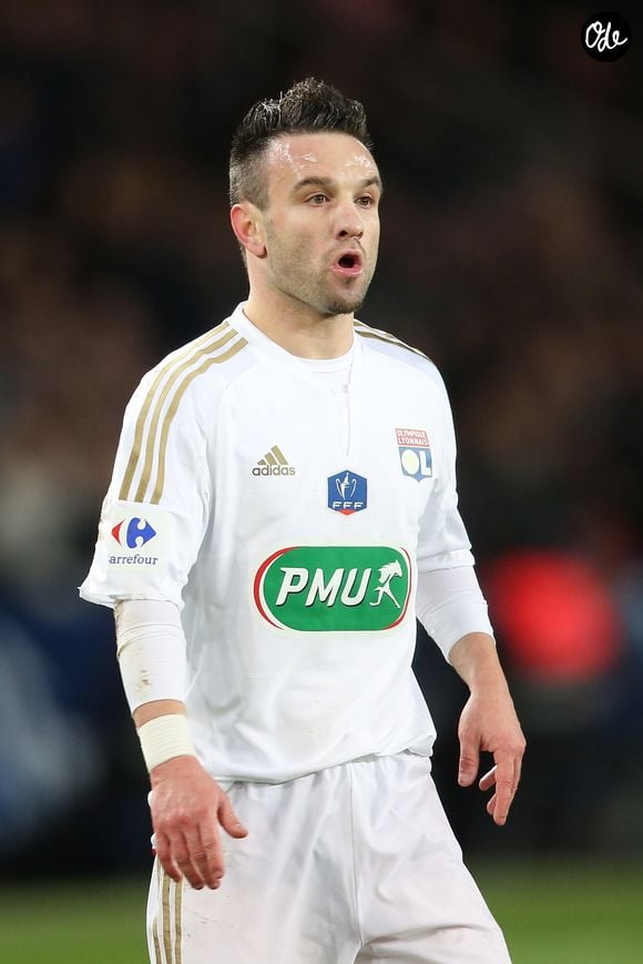 Mathieu Valbuena - Match de coupe de France entre le Psg et Lyon au Parc des Princes à Paris le 10 février 2016.