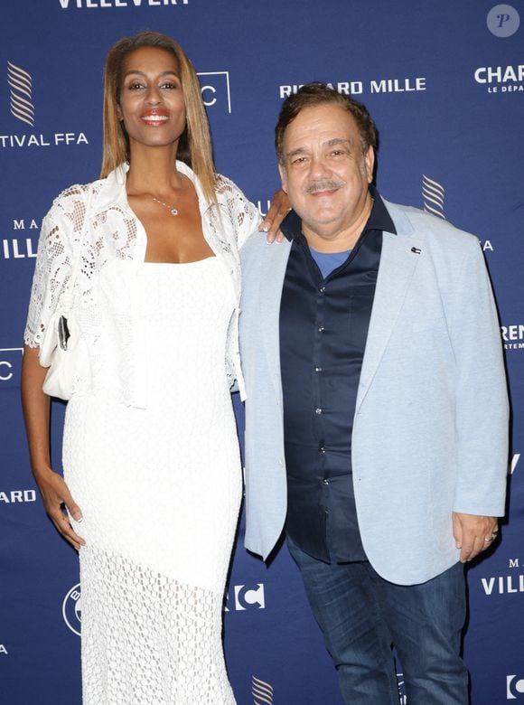 Didier Bourdon et sa femme Marie-Sandra Badini Duran - Cérémonie de remise des prix lors de la 18ème édition du Festival du Film Francophone d'Angoulême (FFA) le 30 août à Angoulême.
© Guirec Coadic / Bestimage