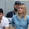 Joy Esther et son compagnon Andréa Condorelli dans les tribunes lors des internationaux de tennis de Roland Garros à Paris, France, le 4 juin 2019. © Jacovides-Moreau/Bestimage