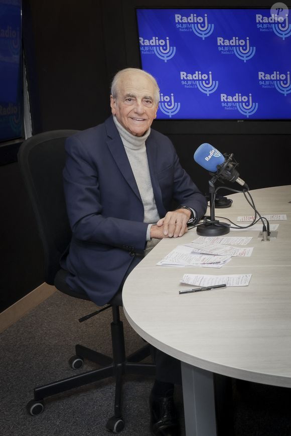 Exclusif - Jean-Pierre Elkabbach - Jean-Pierre Elkabbach était l’invité de F.Haziza à Radio J (Diffusion  dimanche 29/01/2023) - Paris le 26/01/2023 - © Jack Tribeca / Bestimage