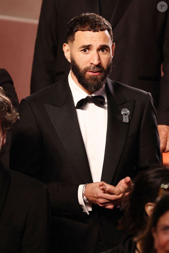 Karim Benzema assiste au tapis rouge de "13 Jours 13 Nuits" lors de la 78ème édition du Festival de Cannes au Palais des Festivals le 23 mai 2025 à Cannes, France. Photo by Jerome Domine/ABACAPRESS.COM