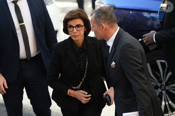 Rachida Dati - Obsèques de Claudia Cardinale en l’église Saint-Roch de Paris, France, le 30 septembre 2025. © Bestimage
