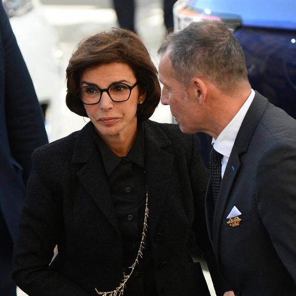 Rachida Dati - Obsèques de Claudia Cardinale en l’église Saint-Roch de Paris, France, le 30 septembre 2025. © Bestimage