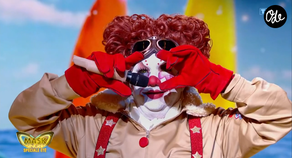 Le Clown dans mask Singer 9 - capture d'écran TF1