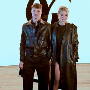 Niels Schneider, Virginie Efira au photocall du défilé Saint Laurent collection femme automne/hiver 2024-2025 lors de la fashion week à Paris (PFW) le 27 février 2024.
© Olivier Borde / Bestimage