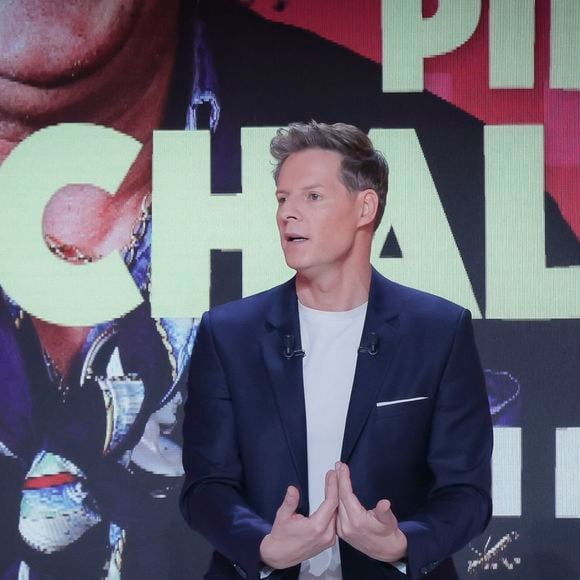 Exclusif - Matthieu Delormeau sur le plateau de l’émission TPMP People, enregistrée le 14 avril 2023, présentée par M.Delormeau et diffusée le 15 avril 2023, à Paris, France. © Jack Tribeca/Bestimage