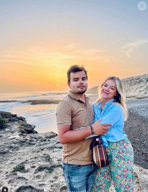 Gauthier Le Bret et son épouse Eloïse. Instagram.