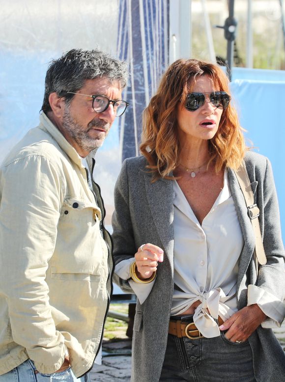 Ingrid Chauvin et son compagnon Philippe Warrin lors de la 26ème Edition du Festival de la Fiction de La Rochelle. Le 14 septembre 2024
© Patrick Bernard / Bestimage
