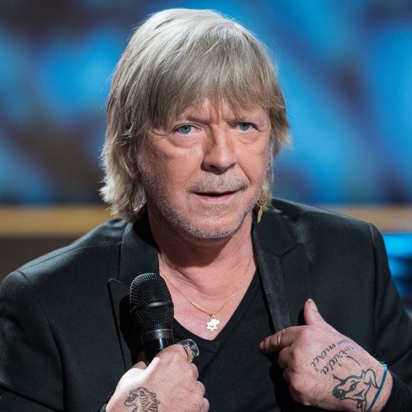 Exclusif - Le chanteur Renaud (Renaud Séchan) - Tournage de l'émission "Merci Renaud" dans les studios de la Plaine Saint-Denis le 15 novembre 2016, qui sera diffusée le samedi 17 décembre 2016 en prime time sur France 2. © Cyril Moreau / Bestimage