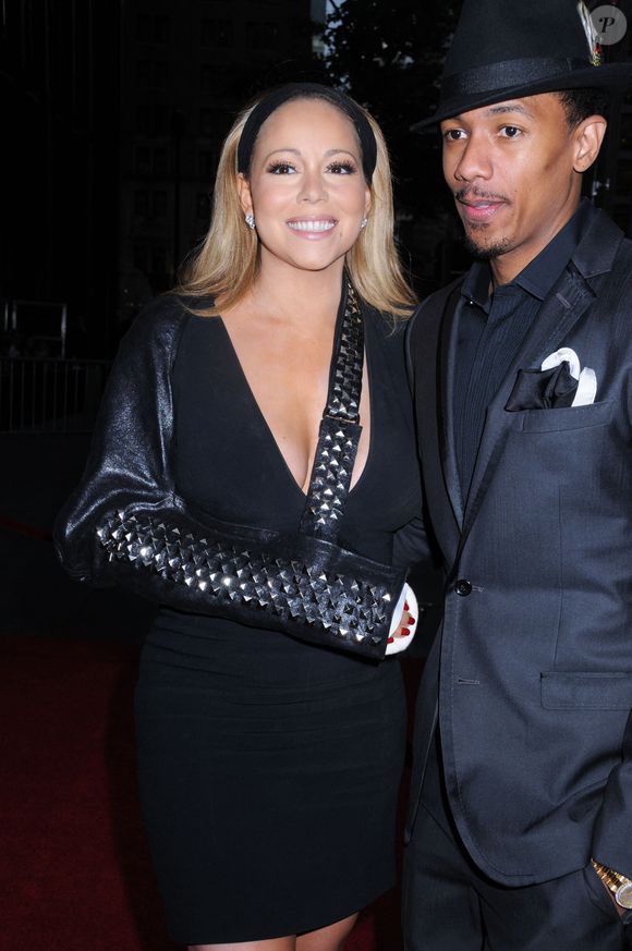 Mariah Carey et Nick Cannon assistent à la première de 'The Butler' de Lee Daniels au Ziegfeld Theater à New York. Le 5 août 2013. © Darla Khazei, /PCN/ABACAPRESS.COM