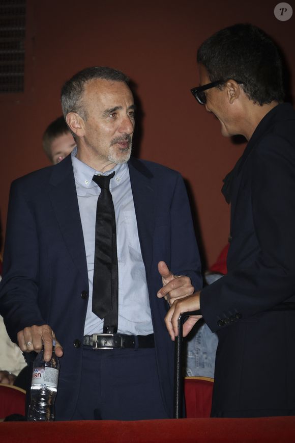 Exclusif - Elie Semoun, Omar Harfouch - Concerto pour la paix de Omar Harfouch au théâtre de Béziers le 8 mai 2025 © Jack Tribeca / Bestimage