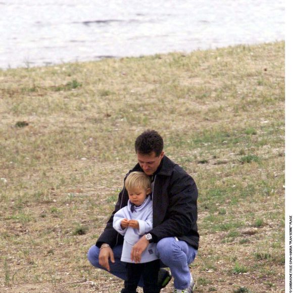 Michael Schumacher avec sa fille Gina Maria en Sardaigne.
© MARIO BRENNA / BESTIMAGE