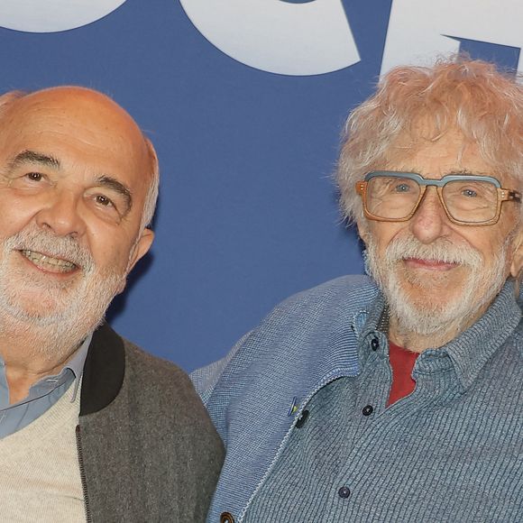 Gérard Jugnot et Pierre Richard - Avant-première du film "Mauvaise pioche" au Publicis Cinémas à Paris le 23 mars 2026. © Coadic Guirec/Bestimage