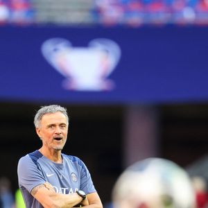 Luis Enrique Entraîneur en chef du FC Paris Saint-Germain Lors de l'entraînement la veille de la finale de l'UEFA Champions League entre le PSG et Arsenal, le 29/05/2026 à la PuskÃs Arena de Budapest. © Fabio Sasso/ZUMA Press Wire/Bestimage