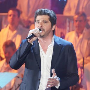 Patrick Fiori - Enregistrement de l'émission "Les Années Bonheur" à La Plaine Saint-Denis le 24 mars 2015. © Bahi - Gorassini /Bestimage