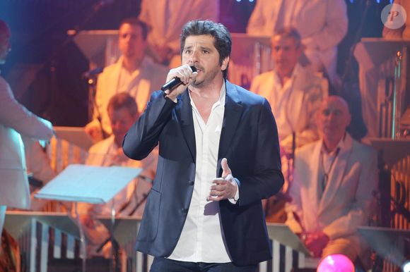 Patrick Fiori - Enregistrement de l'émission "Les Années Bonheur" à La Plaine Saint-Denis le 24 mars 2015. © Bahi - Gorassini /Bestimage