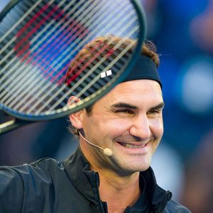 Roger Federer pendant le jour 1 de l'Australian Open 2026 au Parc de Melbourne le 18 janvier 2026. © PsnewZ/Bestimage