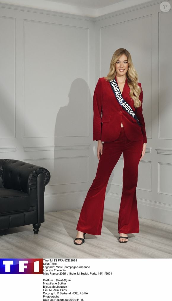 Louison Thevenin, Miss Champagne-Ardenne 2024 en route pour Miss France 2025.