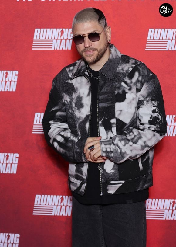 Quentin Mosimann lors de la première de Running Man au cinéma UGC Ciné Cité Bercy à Paris le 3 novembre 2025. © Denis Guignebourg / Bestimage