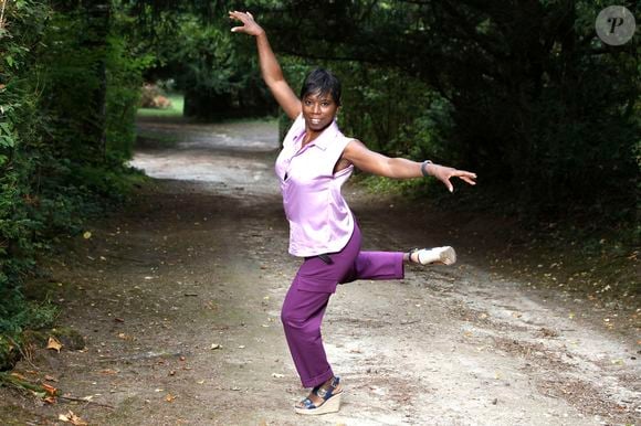 Surya Bonaly - 5ème édition des écrivains chez Gonzague Saint Bris à Chanceaux-Près-Loches le 27 aout 2023. © Cédric Perrin/Bestimage