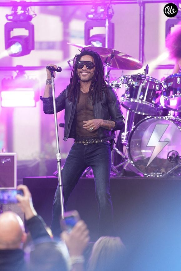 Lenny Kravitz durant le "Today Show" à New York, le 12 septembre 2024. 

© Bestimage