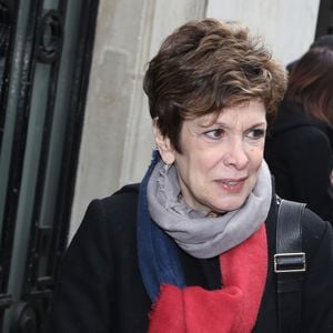 Là-bas, comme de nombreuses célébrités, Catherine Laborde avait trouvé la sérénité et la tranquillité qu'elle recherchait 
Exclusif - Catherine Laborde à Paris le 15 février 2016. Agence / Bestimage