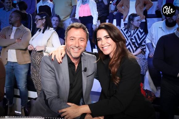 Exclusif - Bernard Montiel, Sophie Coste, sur le plateau de de l’émission « TPMP » présentée par C.Hanouna et diffusée en direct sur C8, Paris, France, le 06 janvier 2025. © Jack Tribeca / Bestimage