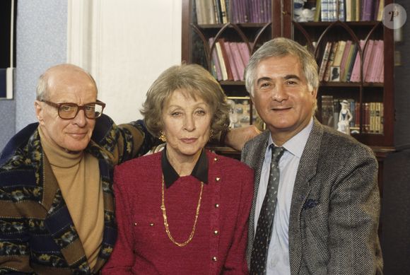 En France,à Paris, au Théâtre des Bouffes Parisiens, portrait de Jacques François, Danielle Darrieux et Jean-Claude Brialy. Janvier 1992
© Jean Lenoir via Bestimage