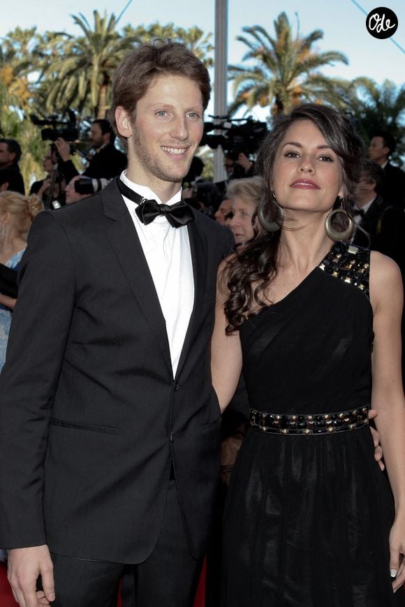 Romain Grosjean et Marion Jolles à leur arrivée à la projection du film *Killing Them Softly* dans le cadre du 65e Festival de Cannes, au Palais des Festivals de Cannes, en France, le 22 mai 2012. Photo de Frédéric Nebinger/ABACAPRESS.COM